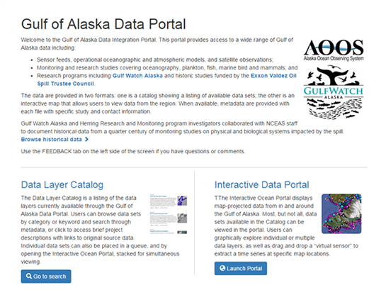Gulf of Alaska Data Portal